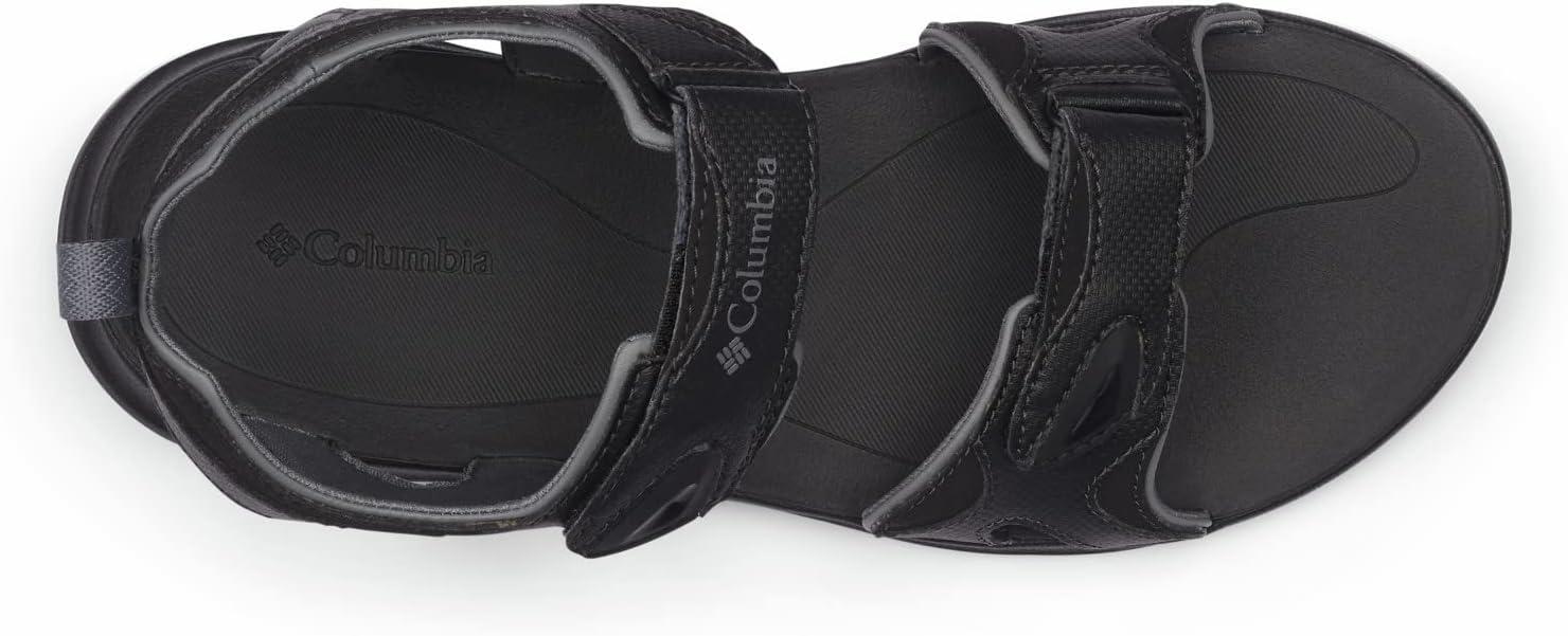 imageColumbia mens 2 Strap All Terrain Sport SandalBlackTitanium Grey Steel