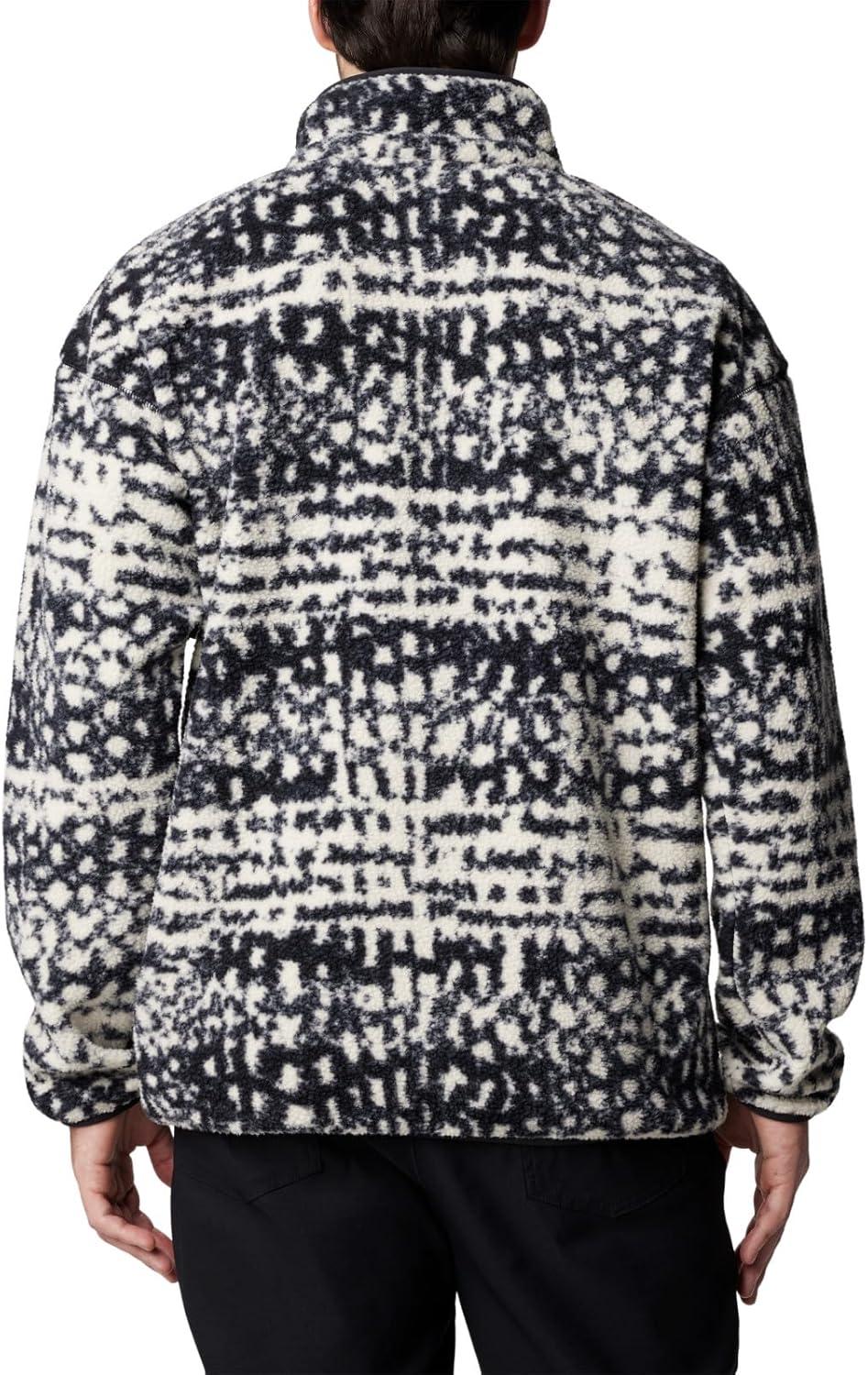imageColumbia mens Helvetia Ii Printed Half Snap FleeceBlack Stippled Stripe
