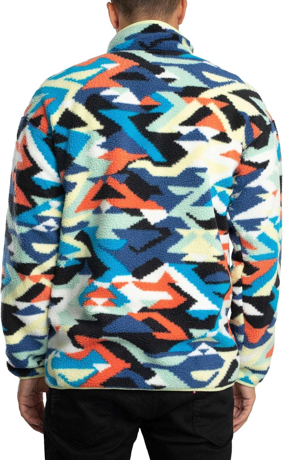 imageColumbia mens Helvetia Ii Printed Half Snap FleeceCompass Blue Reflections