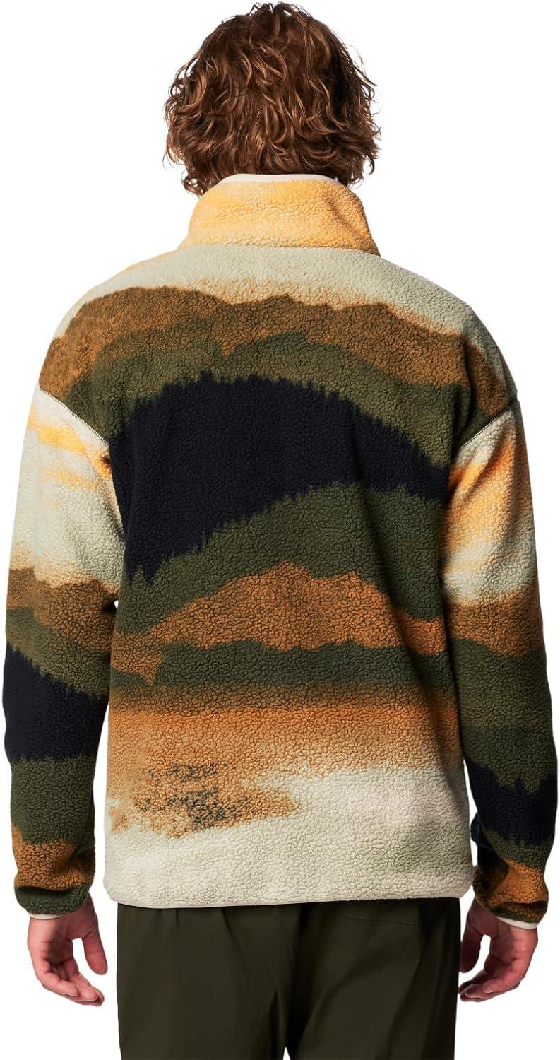 imageColumbia mens Helvetia Ii Printed Half Snap FleeceGreenscape Dolomites