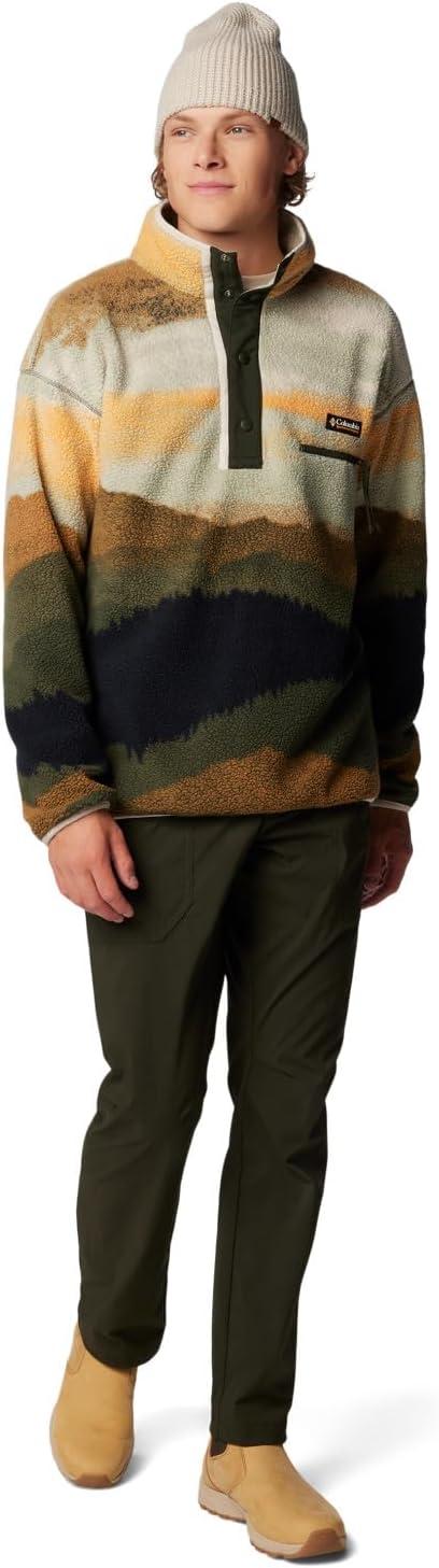 imageColumbia mens Helvetia Ii Printed Half Snap FleeceGreenscape Dolomites