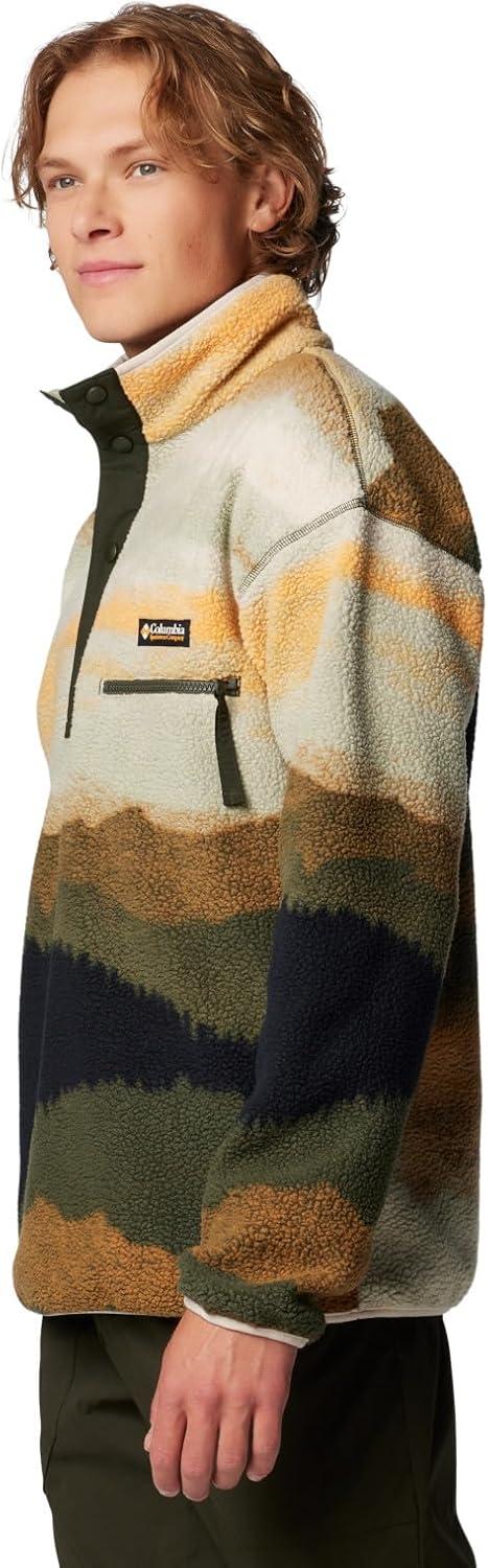 imageColumbia mens Helvetia Ii Printed Half Snap FleeceGreenscape Dolomites