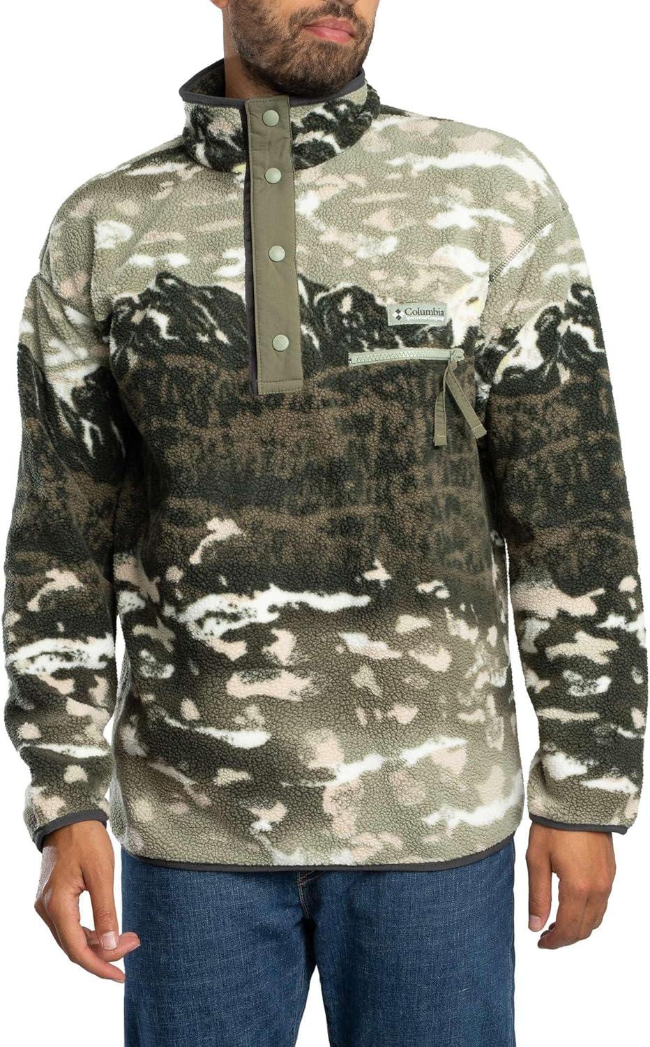 imageColumbia mens Helvetia Ii Printed Half Snap FleeceSafari Sisters