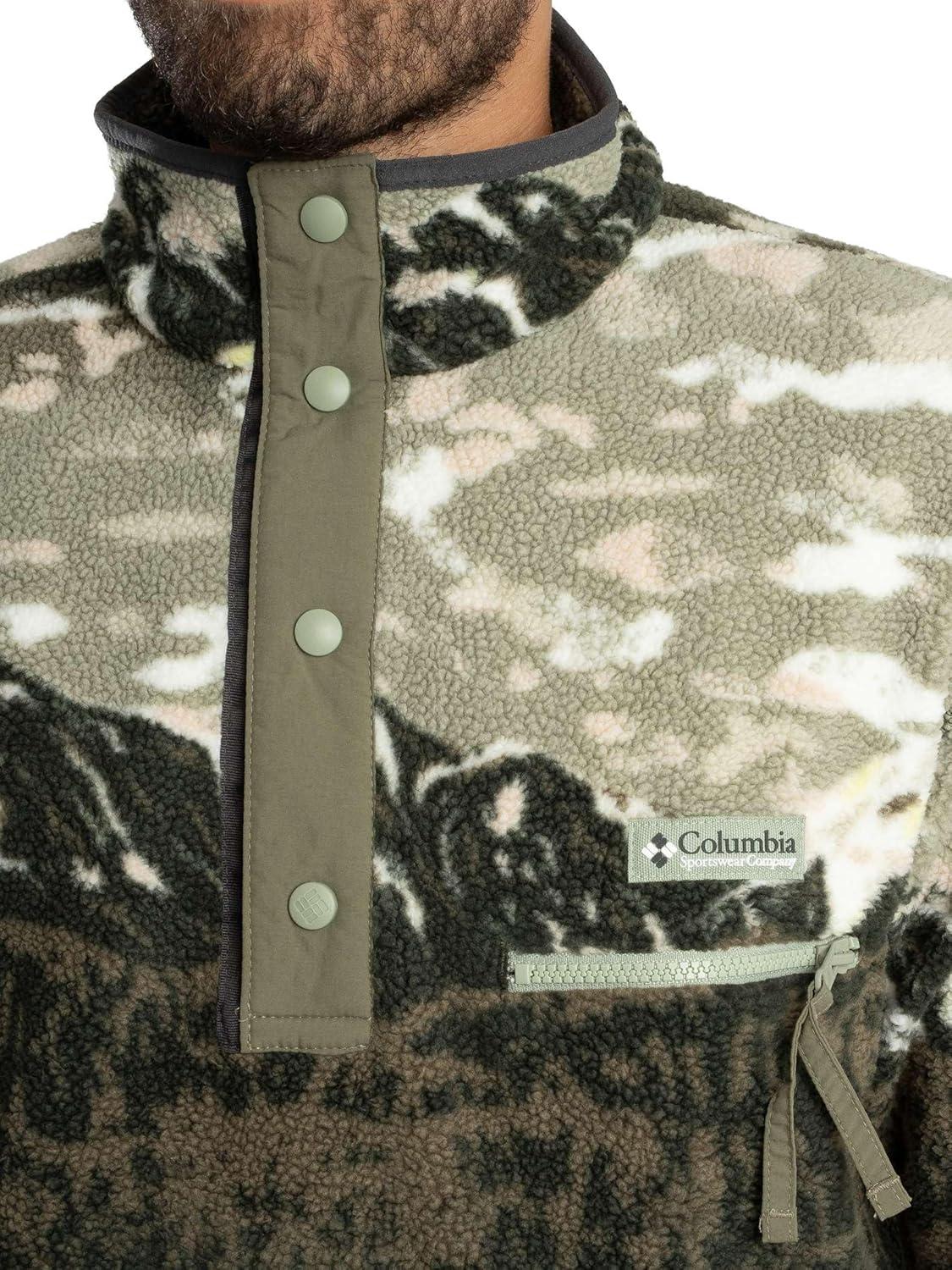 imageColumbia mens Helvetia Ii Printed Half Snap FleeceSafari Sisters
