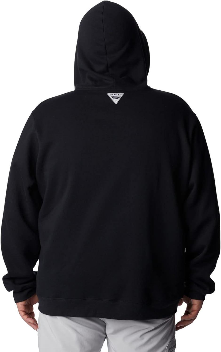 imageColumbia mens Pfg Fish Flag II HoodieBlackCity Grey Canada