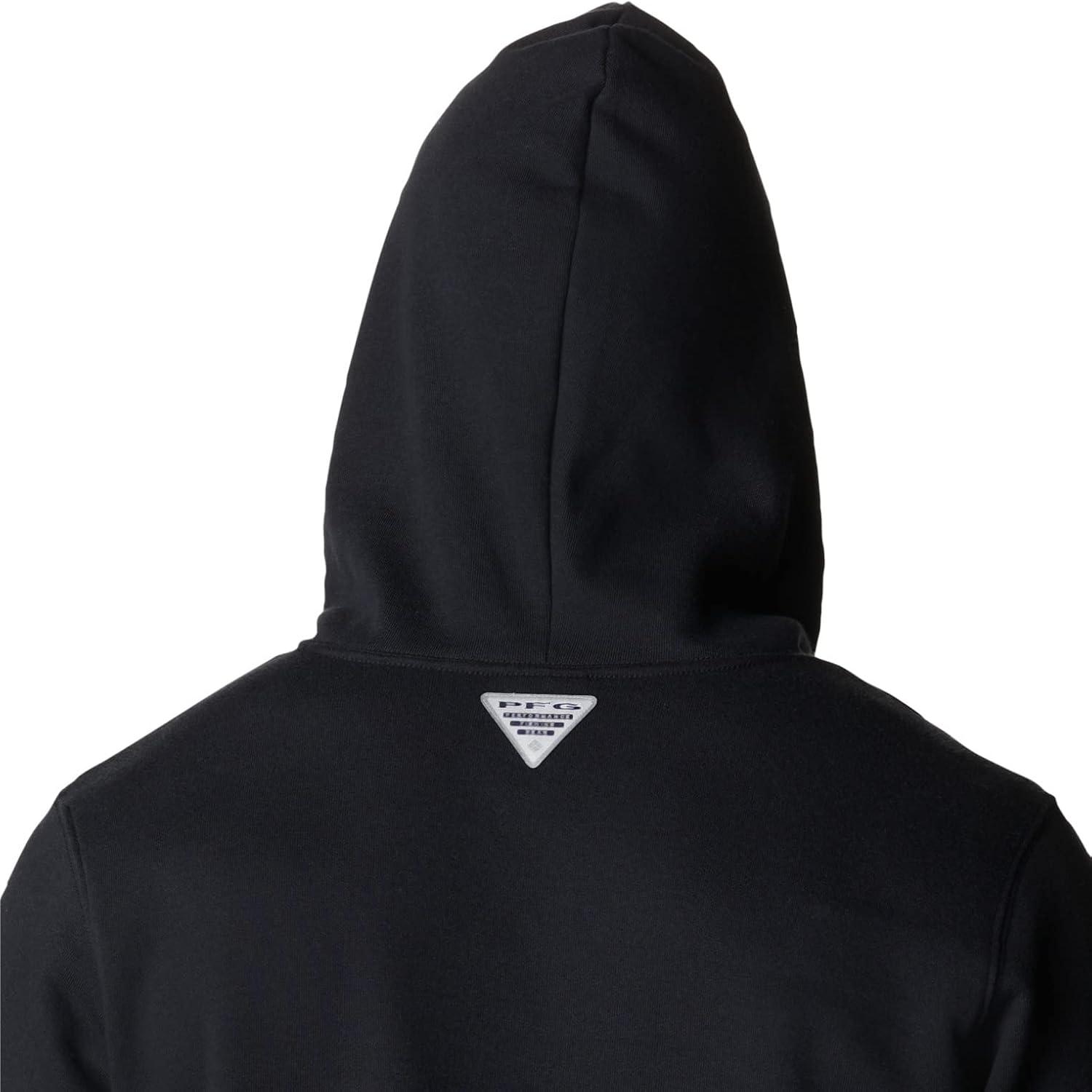 imageColumbia mens Pfg Fish Flag II HoodieBlackCity Grey Canada