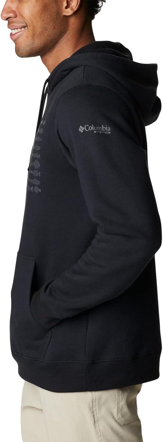 imageColumbia mens Pfg Fish Flag II HoodieBlackCity Grey Canada