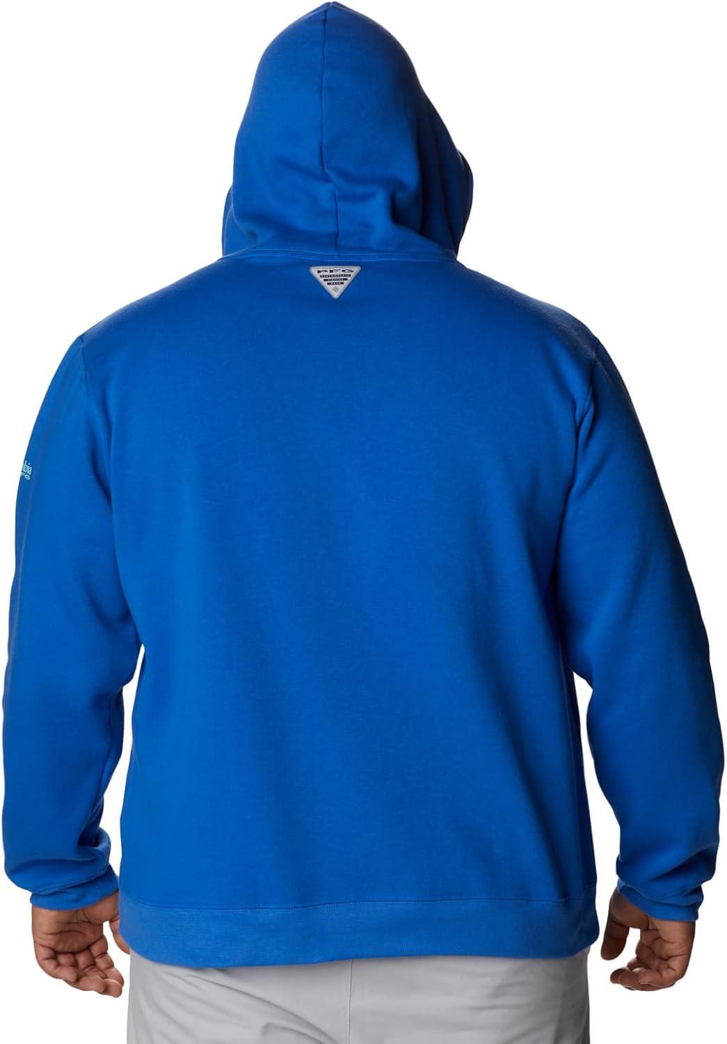 imageColumbia mens Pfg Fish Flag II HoodieBlue MacawGulf Stream Usa