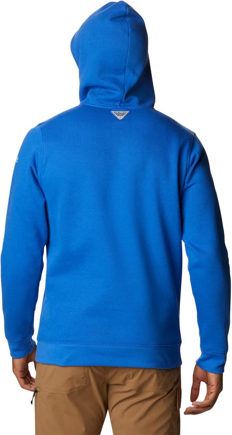 imageColumbia mens Pfg Fish Flag II HoodieBlue MacawGulf Stream Usa