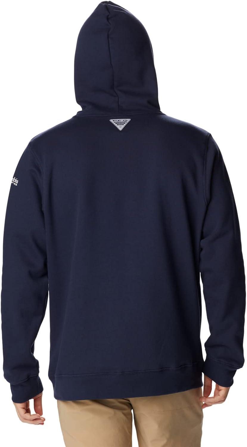 imageColumbia mens Pfg Fish Flag II HoodieCollegiate NavyWhite Alaska Fish