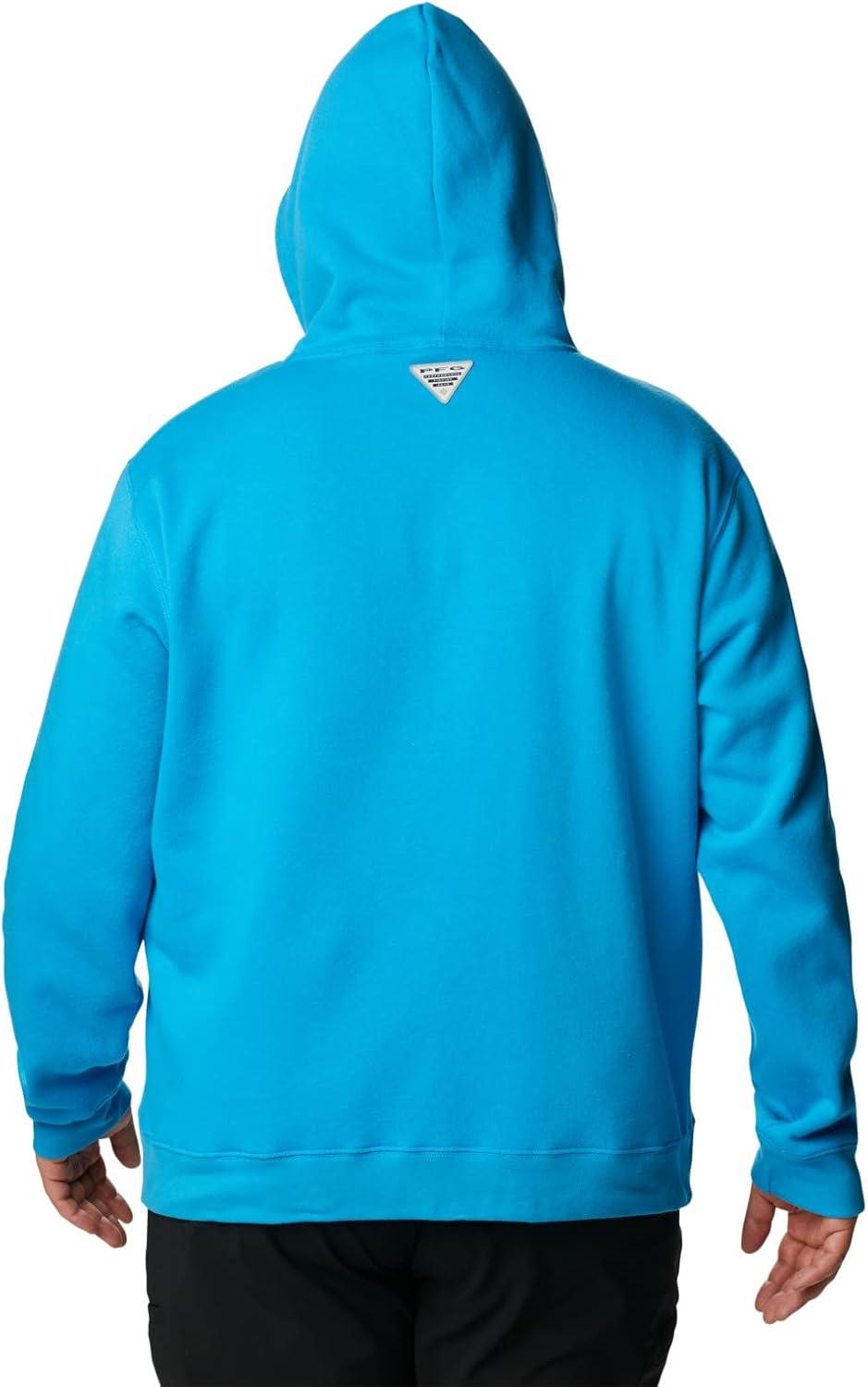 imageColumbia mens Pfg Fish Flag II HoodieCompass BlueWhite Offshore Fish