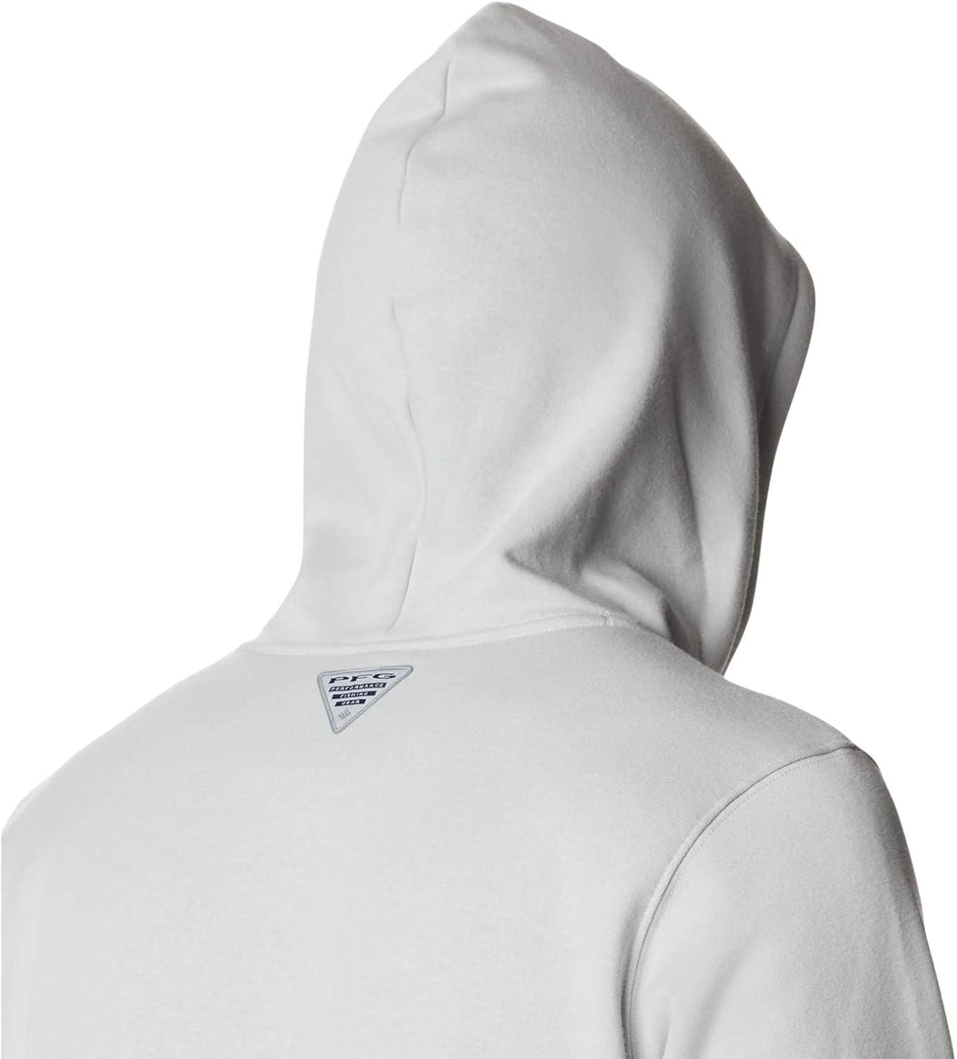 imageColumbia mens Pfg Fish Flag II HoodieCool GreyTexas