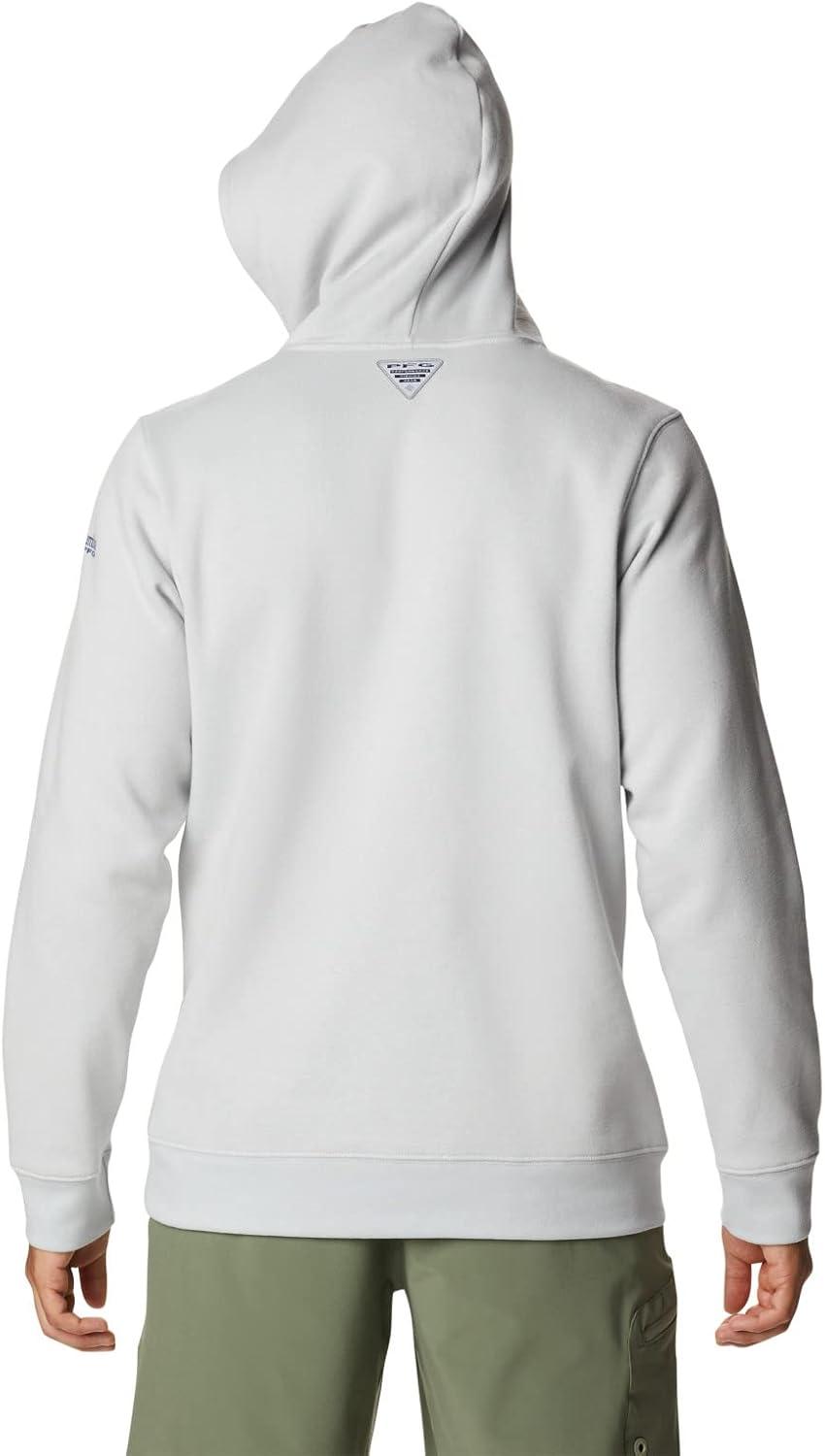 imageColumbia mens Pfg Fish Flag II HoodieCool GreyTexas