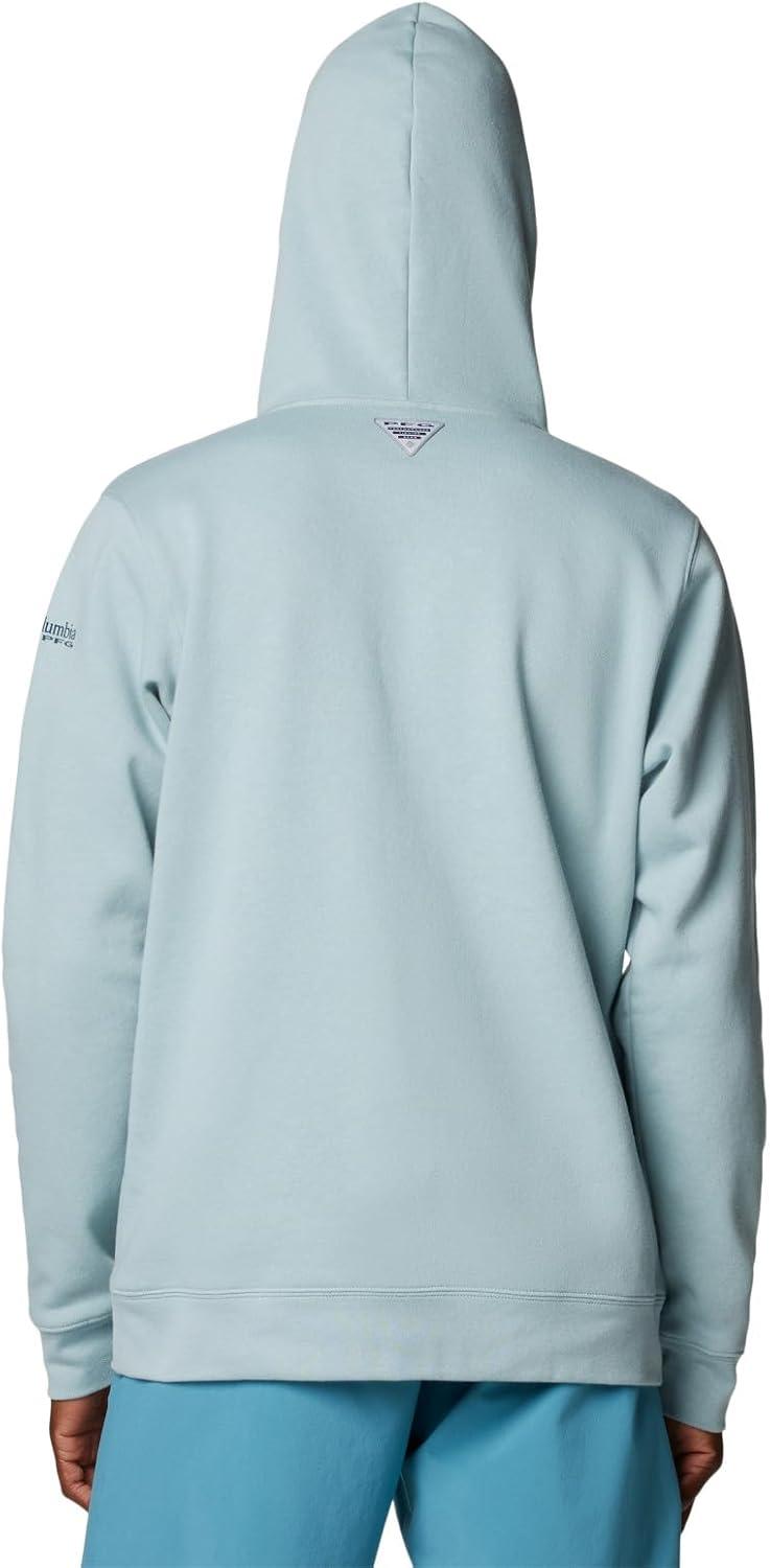 imageColumbia mens Pfg Fish Flag II HoodieCrushed BlueMint Cay Inshore Slam