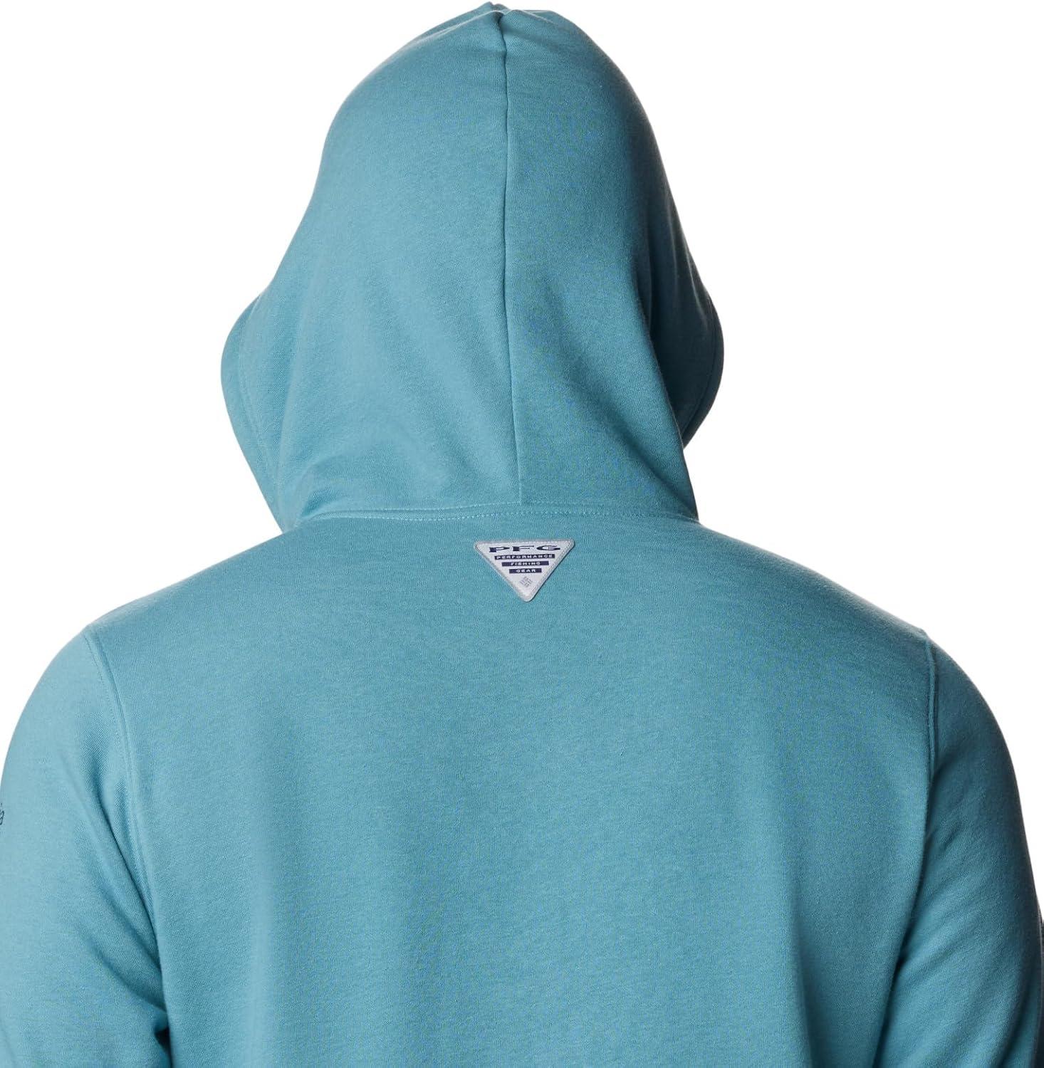 imageColumbia mens Pfg Fish Flag II HoodieTranquil TealMint Cay Inshore Fish