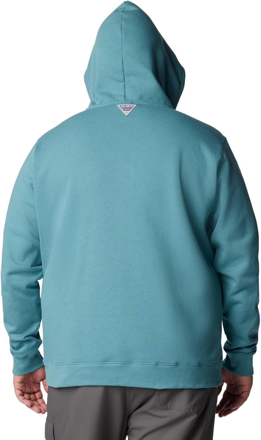 imageColumbia mens Pfg Fish Flag II HoodieTranquil TealMint Cay Inshore Fish