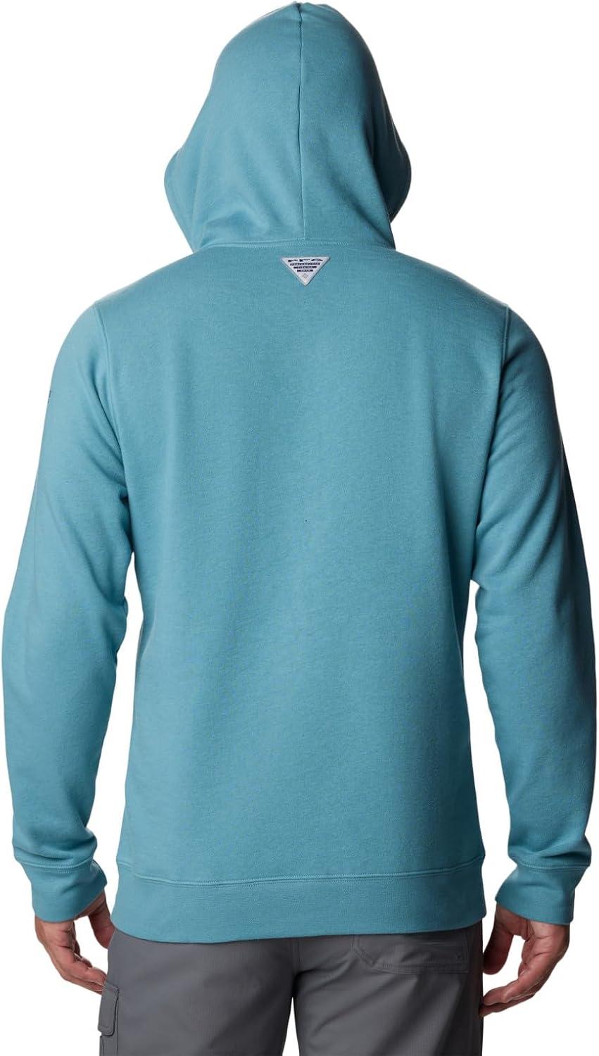 imageColumbia mens Pfg Fish Flag II HoodieTranquil TealMint Cay Inshore Fish
