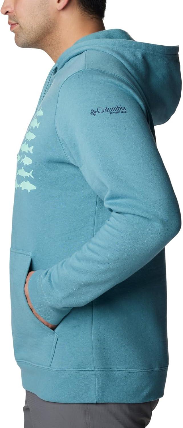 imageColumbia mens Pfg Fish Flag II HoodieTranquil TealMint Cay Inshore Fish