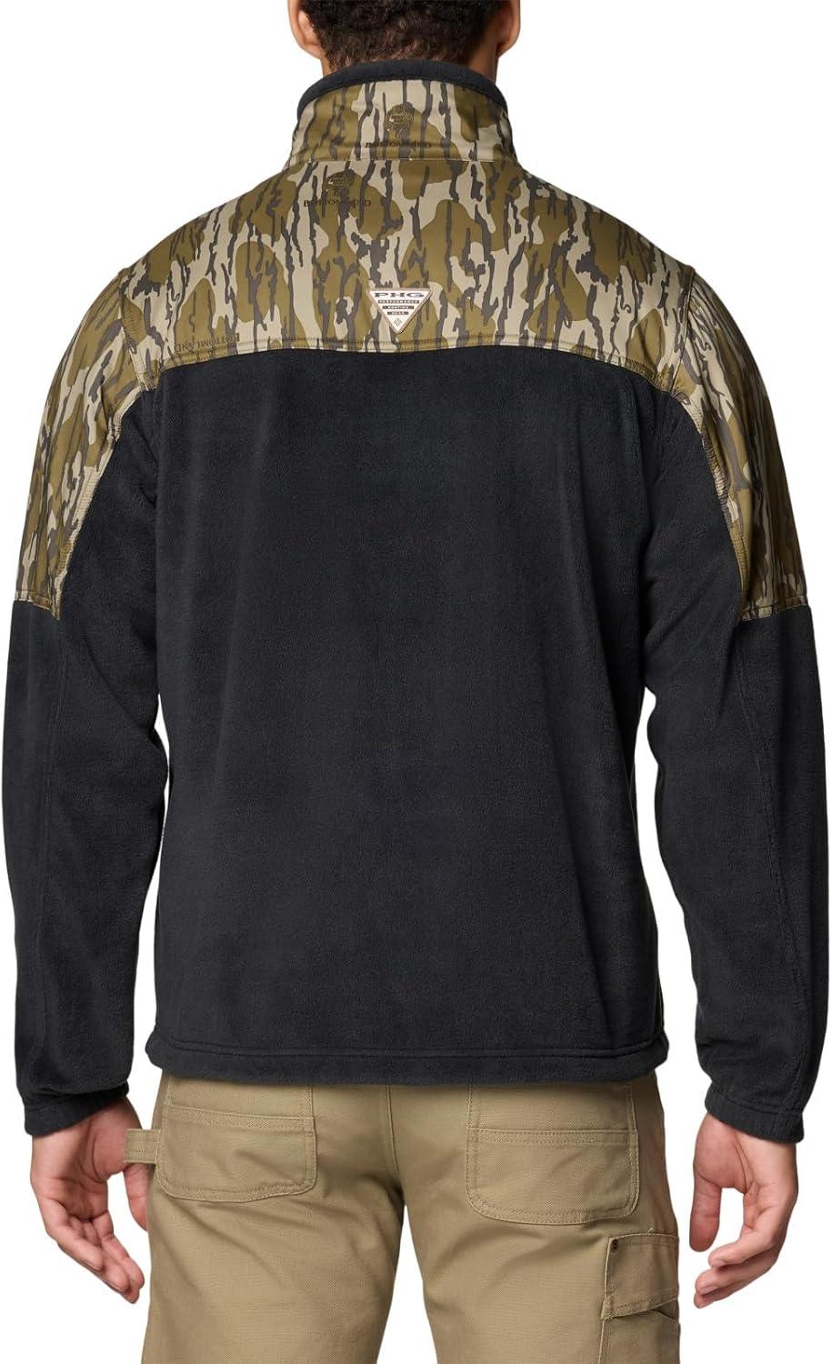 imageColumbia mens Phg Fleece Overlay II 14 ZipBlackMossy Oak Bottomland