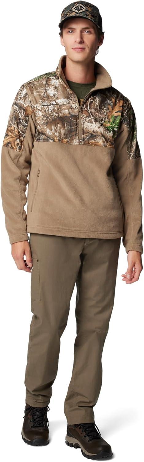 imageColumbia mens Phg Fleece Overlay II 14 ZipFlaxRealtree Edge