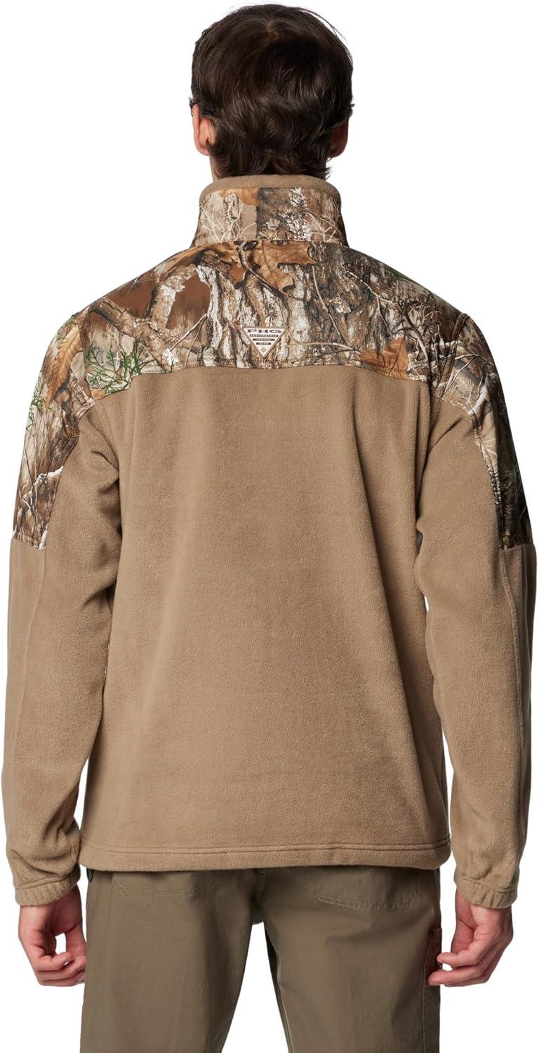 imageColumbia mens Phg Fleece Overlay II 14 ZipFlaxRealtree Edge