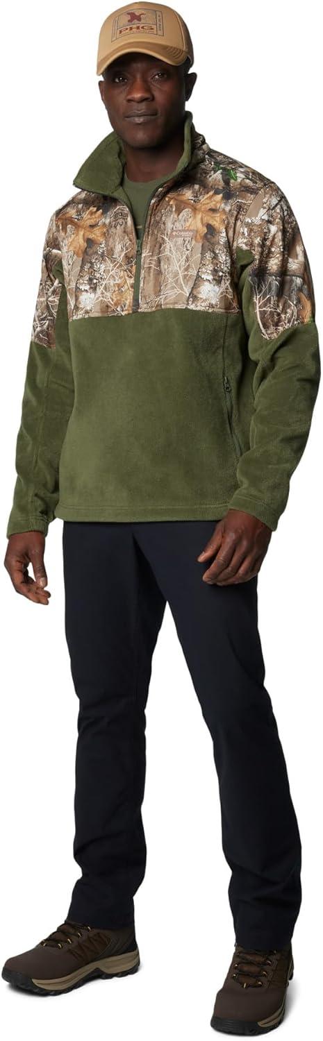 imageColumbia mens Phg Fleece Overlay II 14 ZipSurplus GreenRealtree Edge