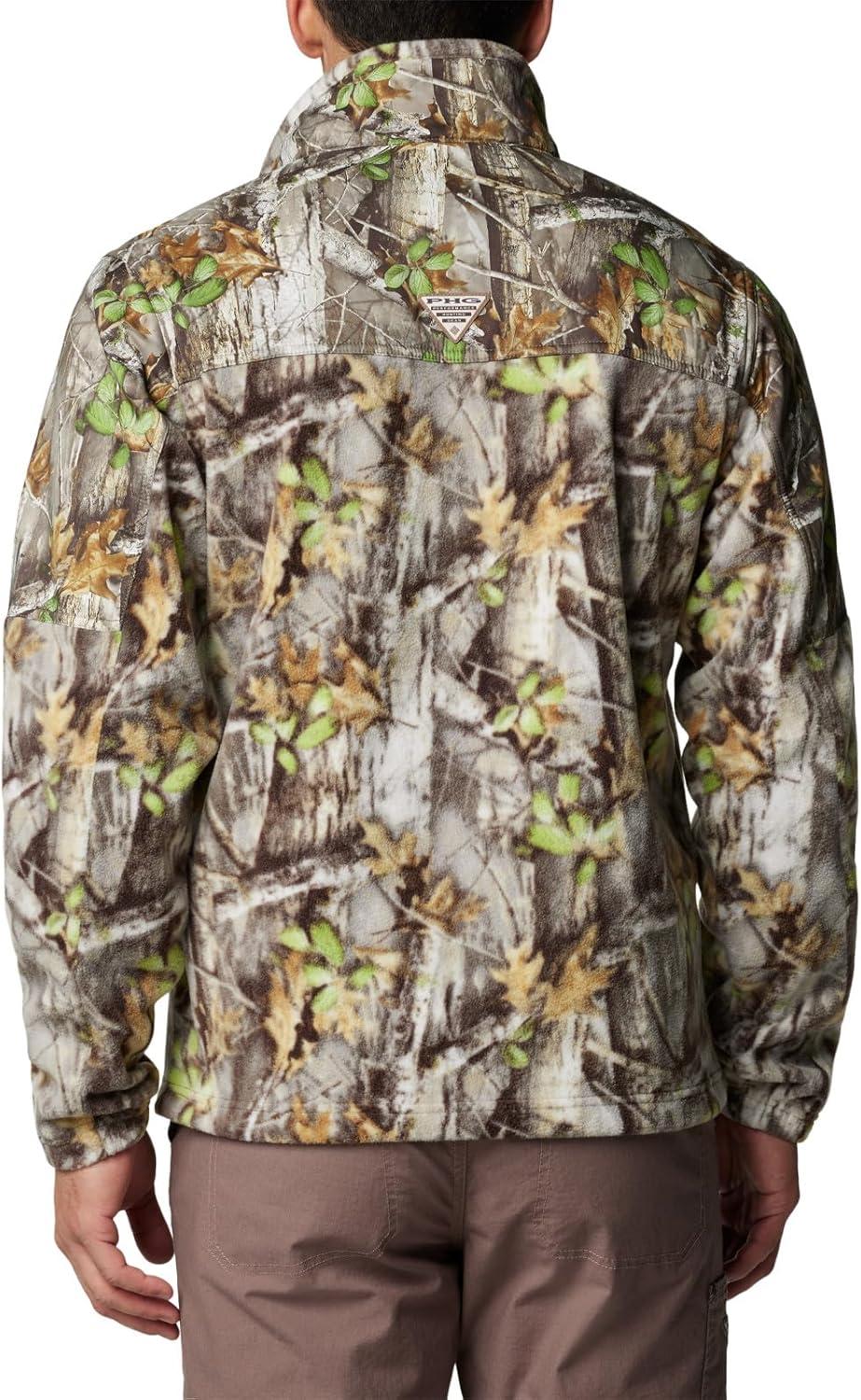 imageColumbia mens Phg Fleece Overlay II 14 ZipTimberwoods CamoTimberwoods Camo