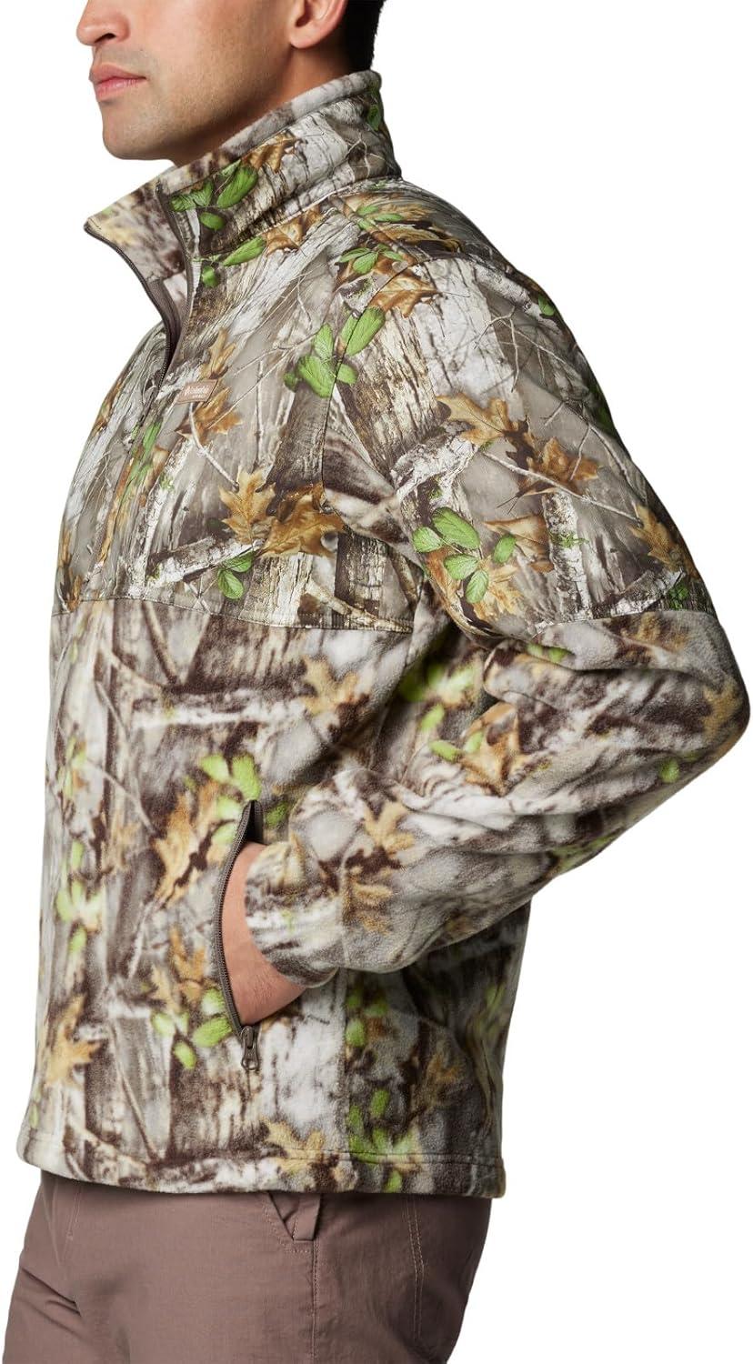 imageColumbia mens Phg Fleece Overlay II 14 ZipTimberwoods CamoTimberwoods Camo