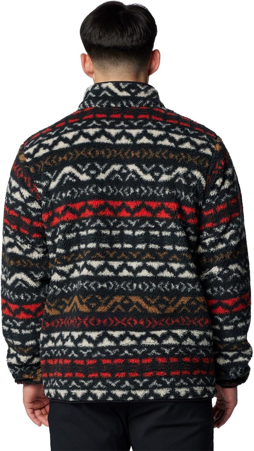 imageColumbia mens Rugged Ridge Half Snap FleeceBlack Madras Multi