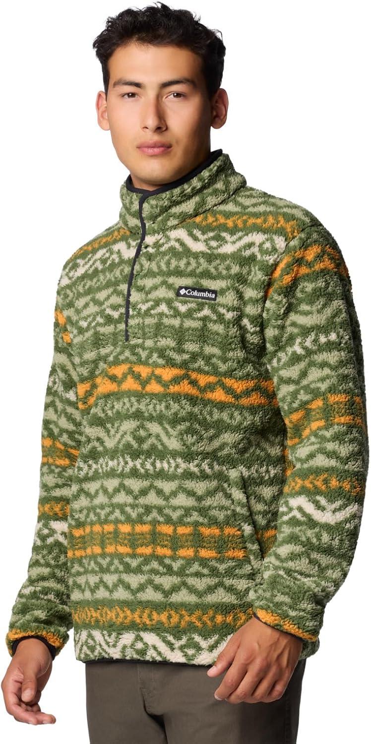 imageColumbia mens Rugged Ridge Half Snap FleeceCanteen Madras Multi