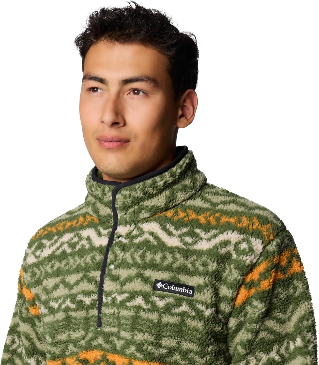 imageColumbia mens Rugged Ridge Half Snap FleeceCanteen Madras Multi