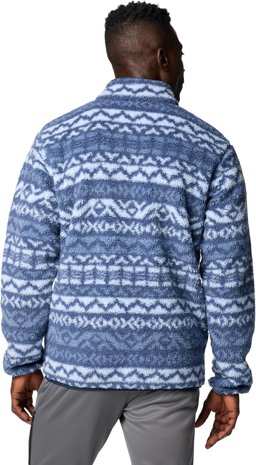 imageColumbia mens Rugged Ridge Half Snap FleeceDark Mountain Madras Multi