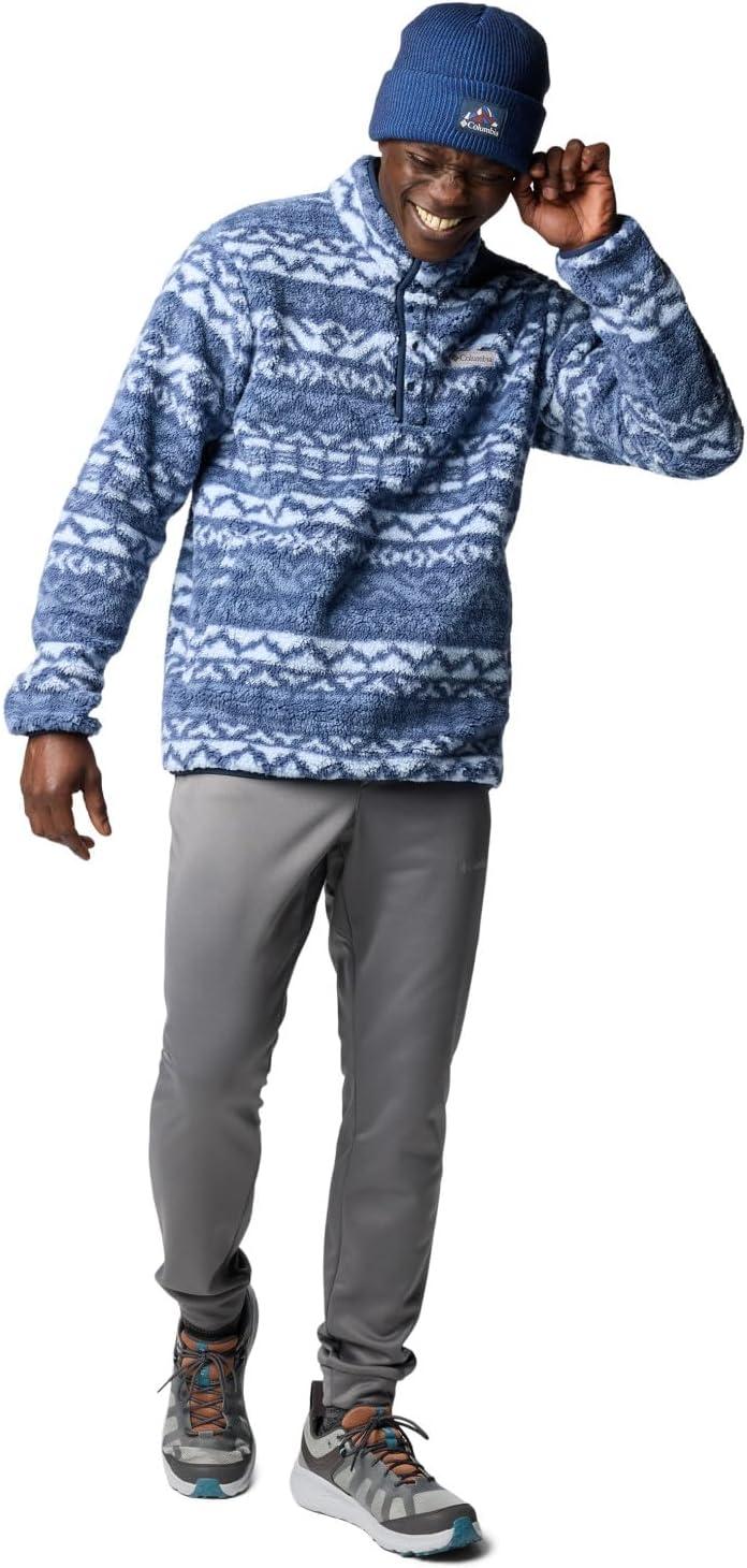 imageColumbia mens Rugged Ridge Half Snap FleeceDark Mountain Madras Multi