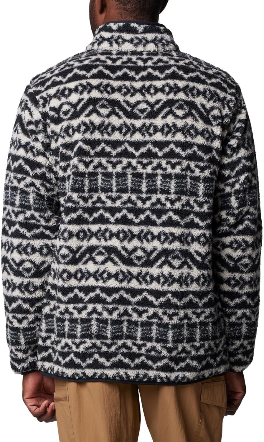 imageColumbia mens Rugged Ridge Half Snap FleeceDark Stone Madras Tonal