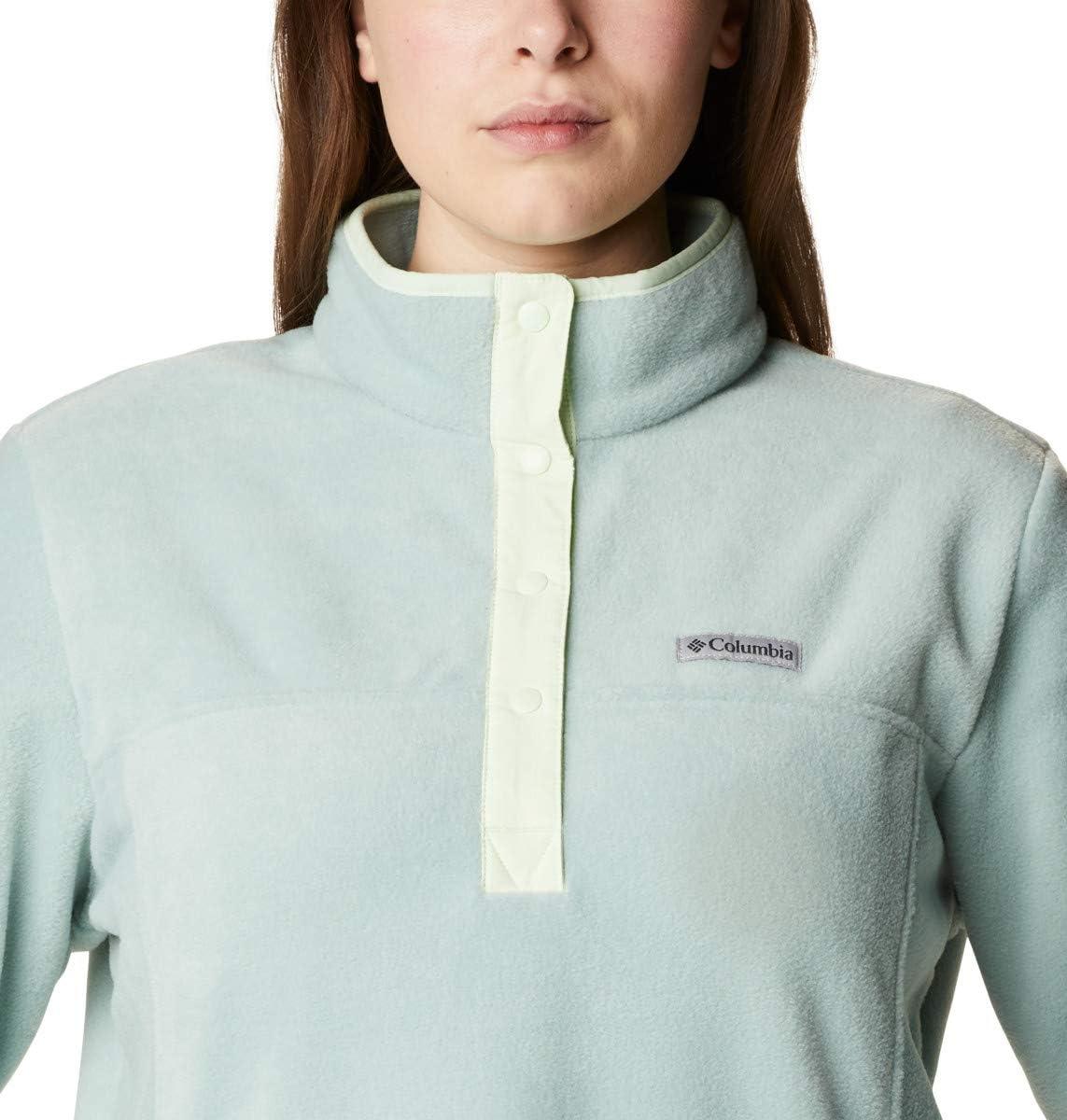 imageColumbia womens Benton Springs 12 Snap PulloverAqua ToneLight Lime