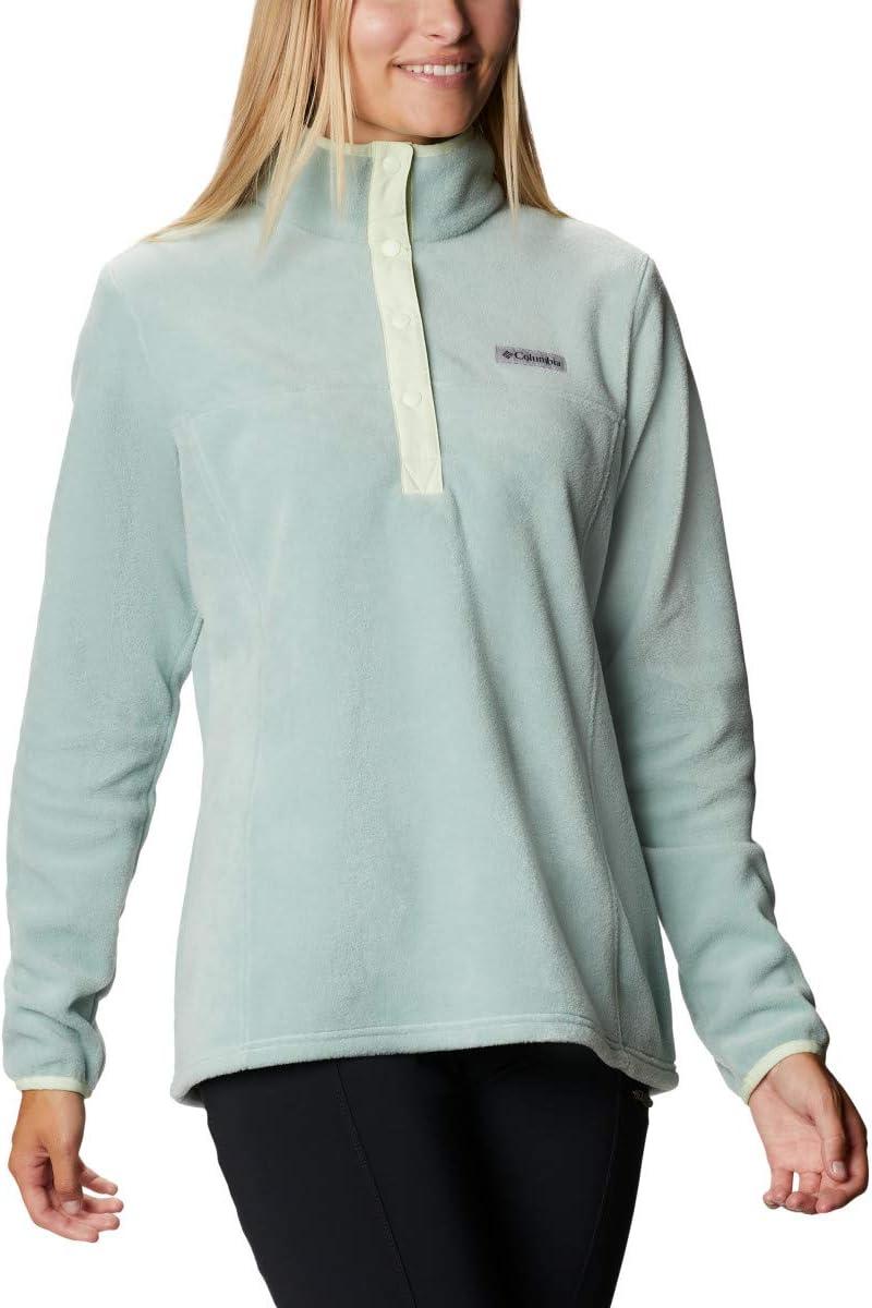 imageColumbia womens Benton Springs 12 Snap PulloverAqua ToneLight Lime
