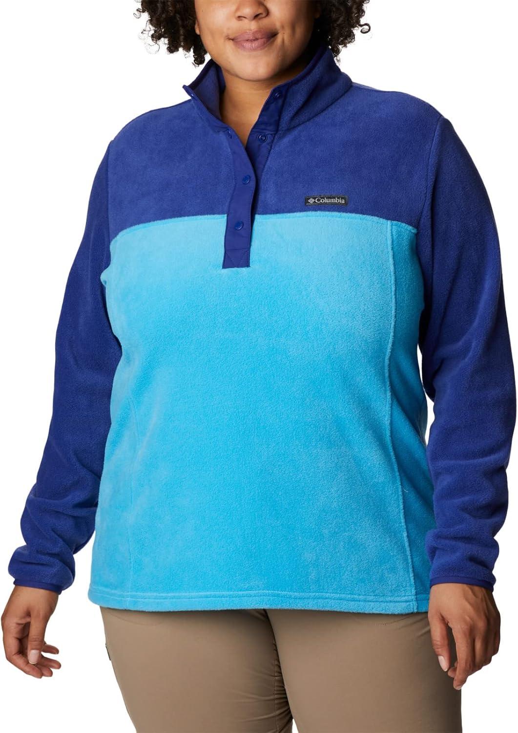 imageColumbia womens Benton Springs 12 Snap PulloverBlue ChillDark Sapphire