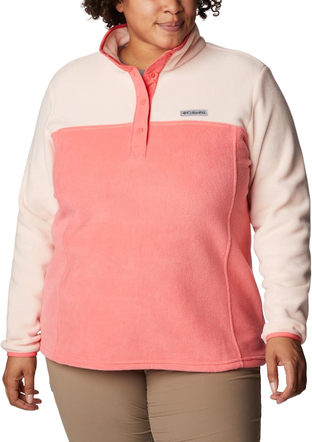 imageColumbia womens Benton Springs 12 Snap PulloverBlush PinkPeach Blossom