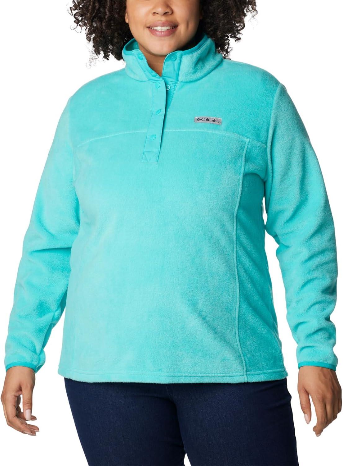 imageColumbia womens Benton Springs 12 Snap PulloverBright Aqua