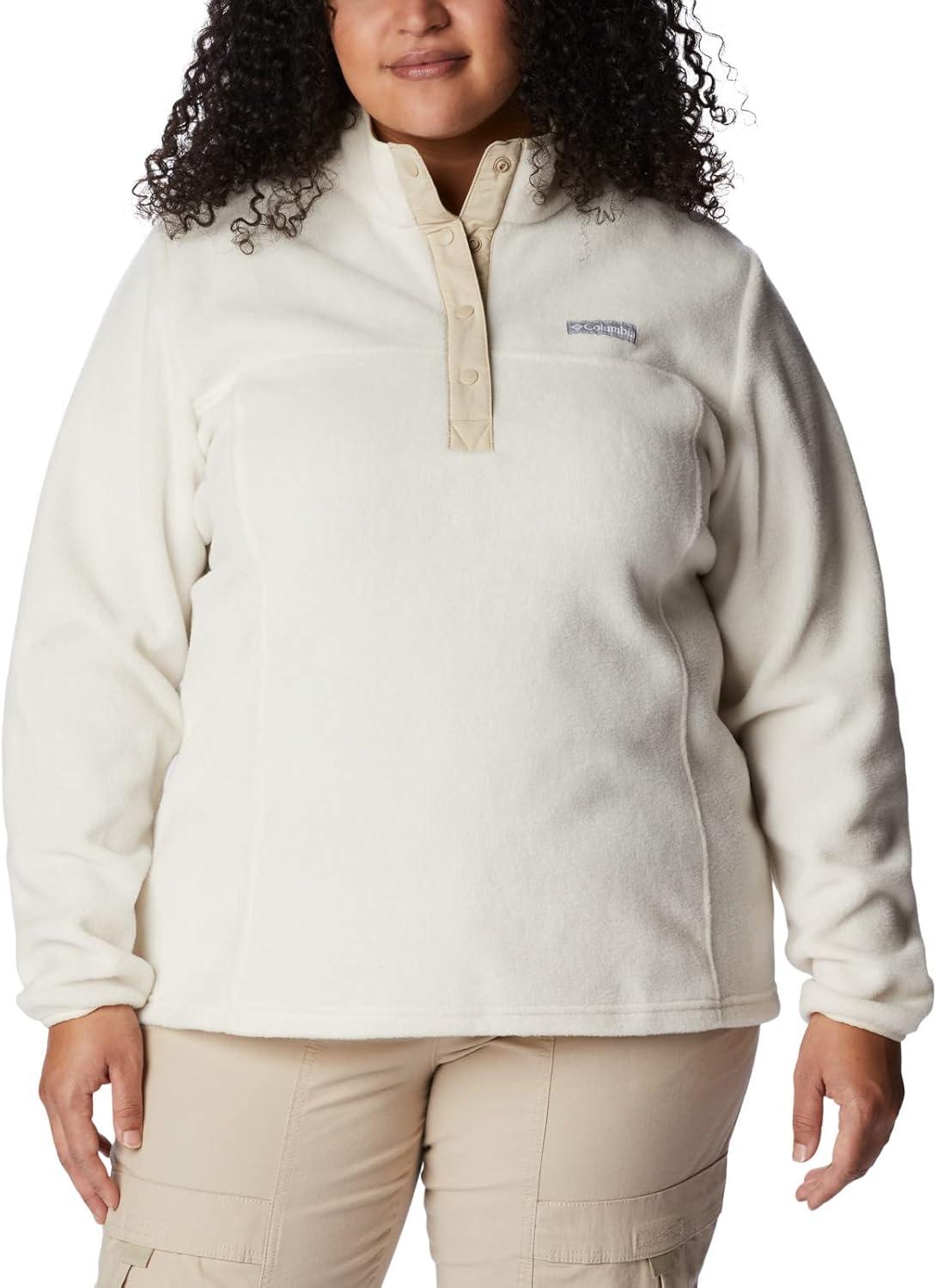 imageColumbia womens Benton Springs 12 Snap PulloverChalkAncient Fossil