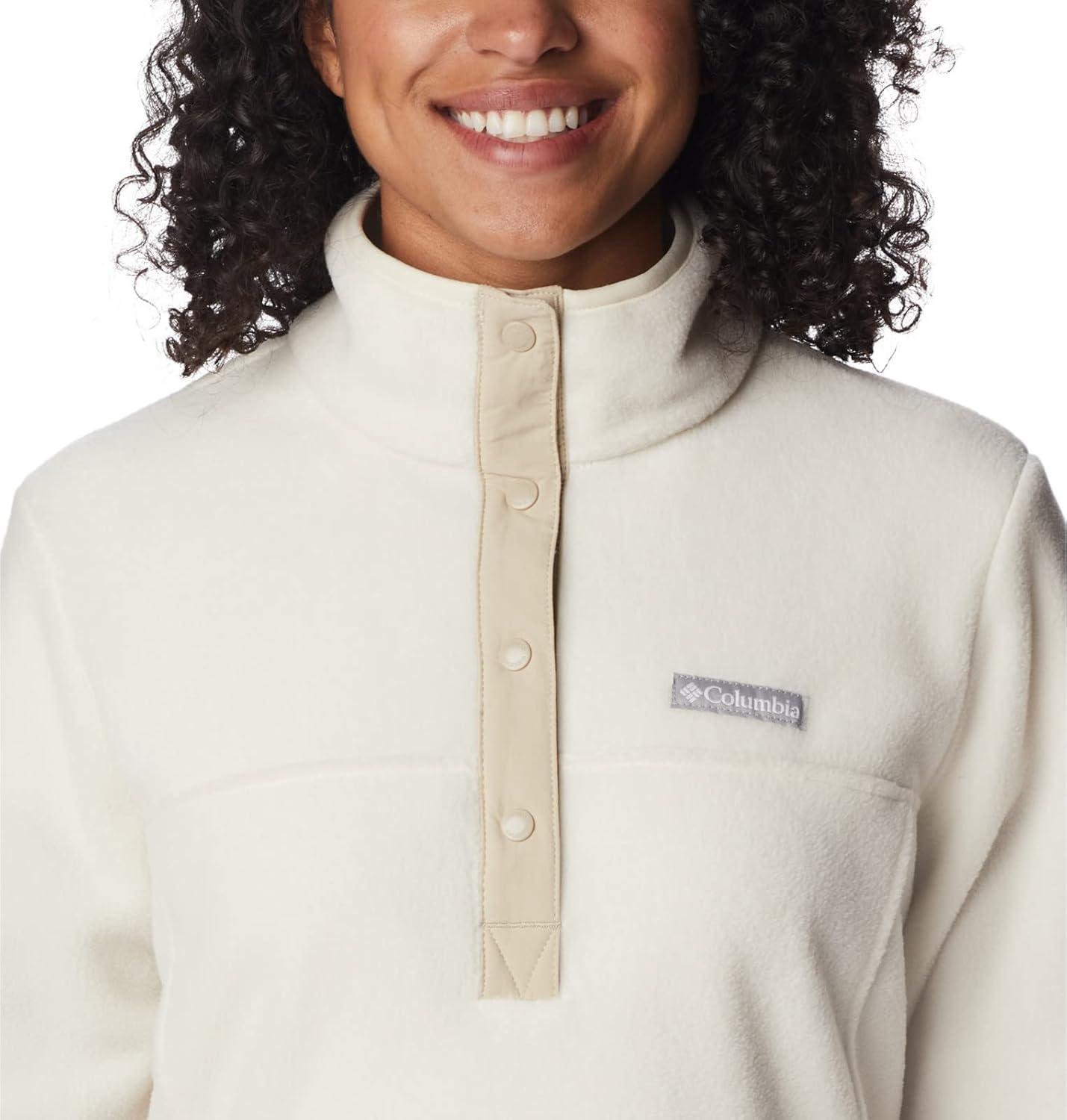 imageColumbia womens Benton Springs 12 Snap PulloverChalkAncient Fossil