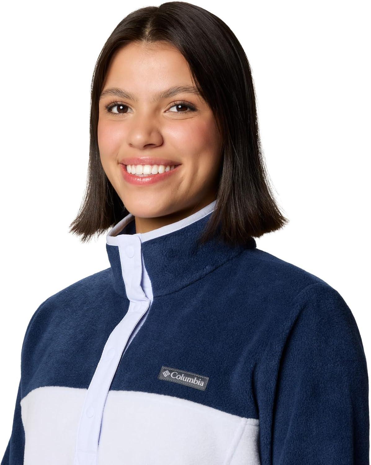 imageColumbia womens Benton Springs 12 Snap PulloverCollegiate NavySnowdrift