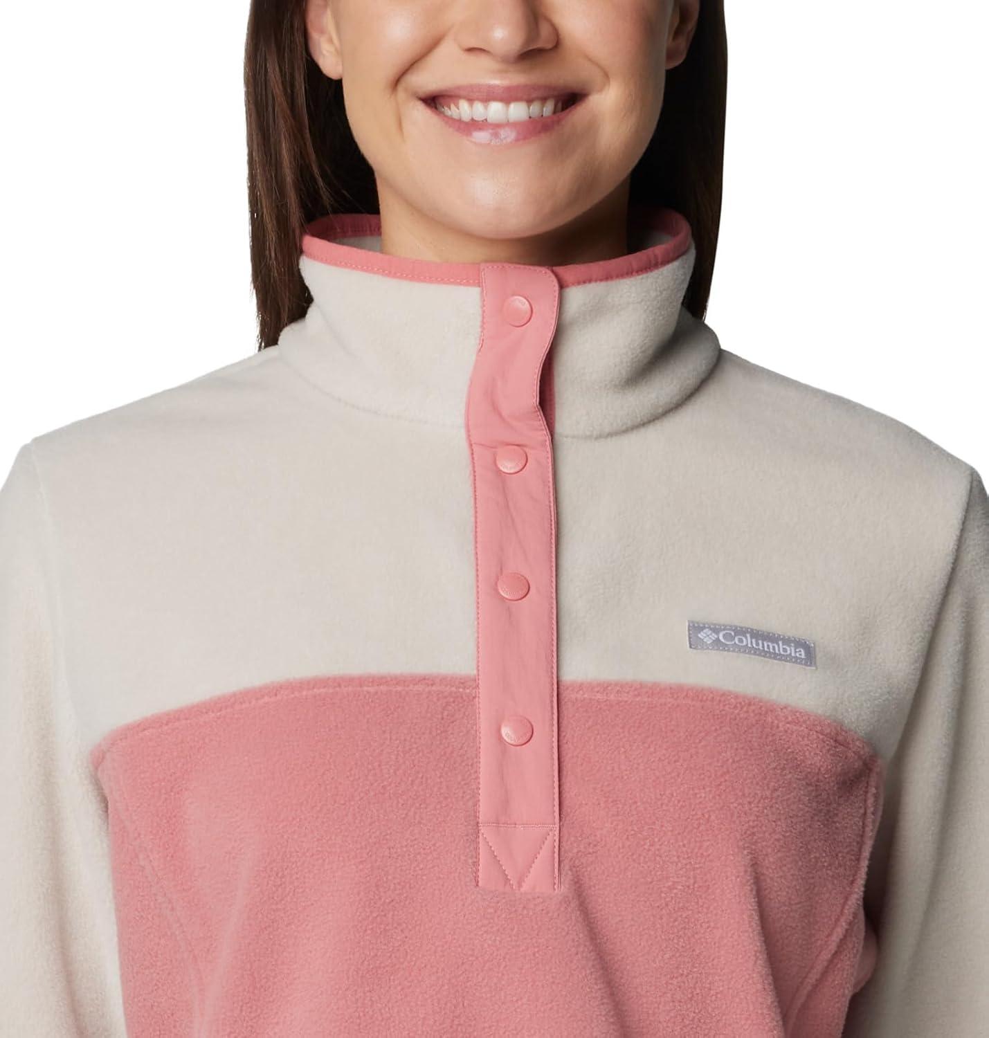 imageColumbia womens Benton Springs 12 Snap PulloverDark StonePink Agave