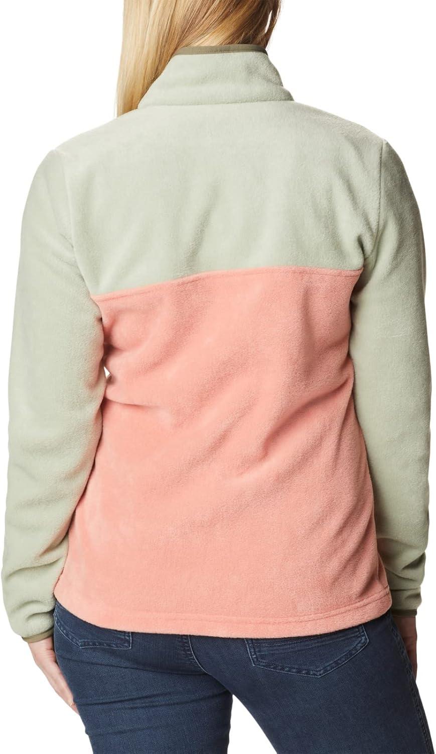 imageColumbia womens Benton Springs 12 Snap PulloverFaded PeachSafariStone Green