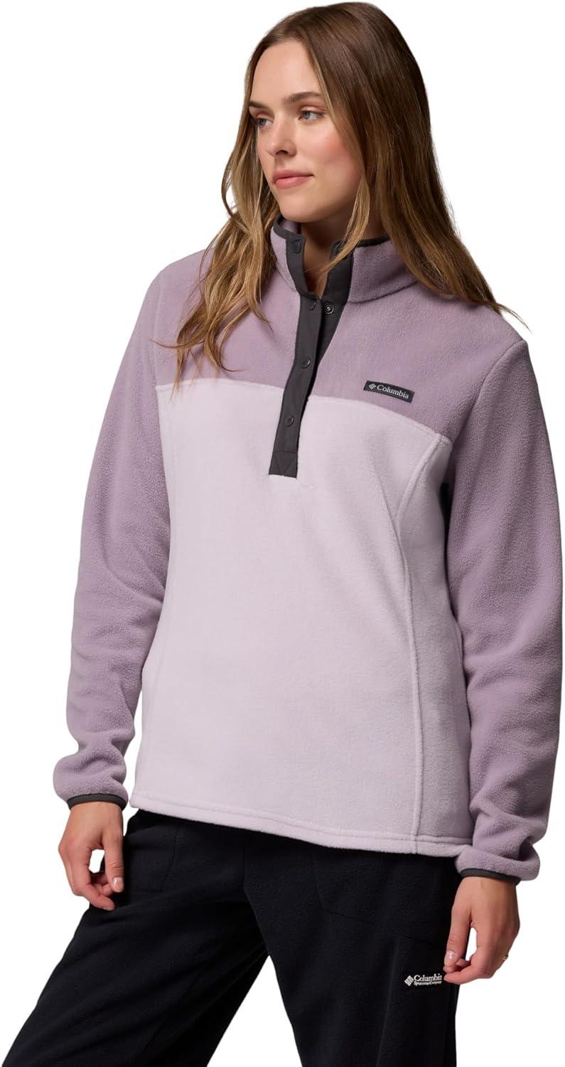 imageColumbia womens Benton Springs 12 Snap PulloverLavender PearlShale PurpleShark