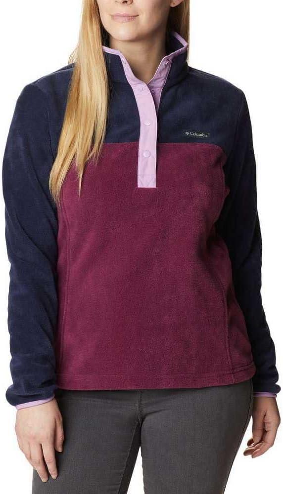 imageColumbia womens Benton Springs 12 Snap PulloverMarionberryDark NocturnalGumdrop