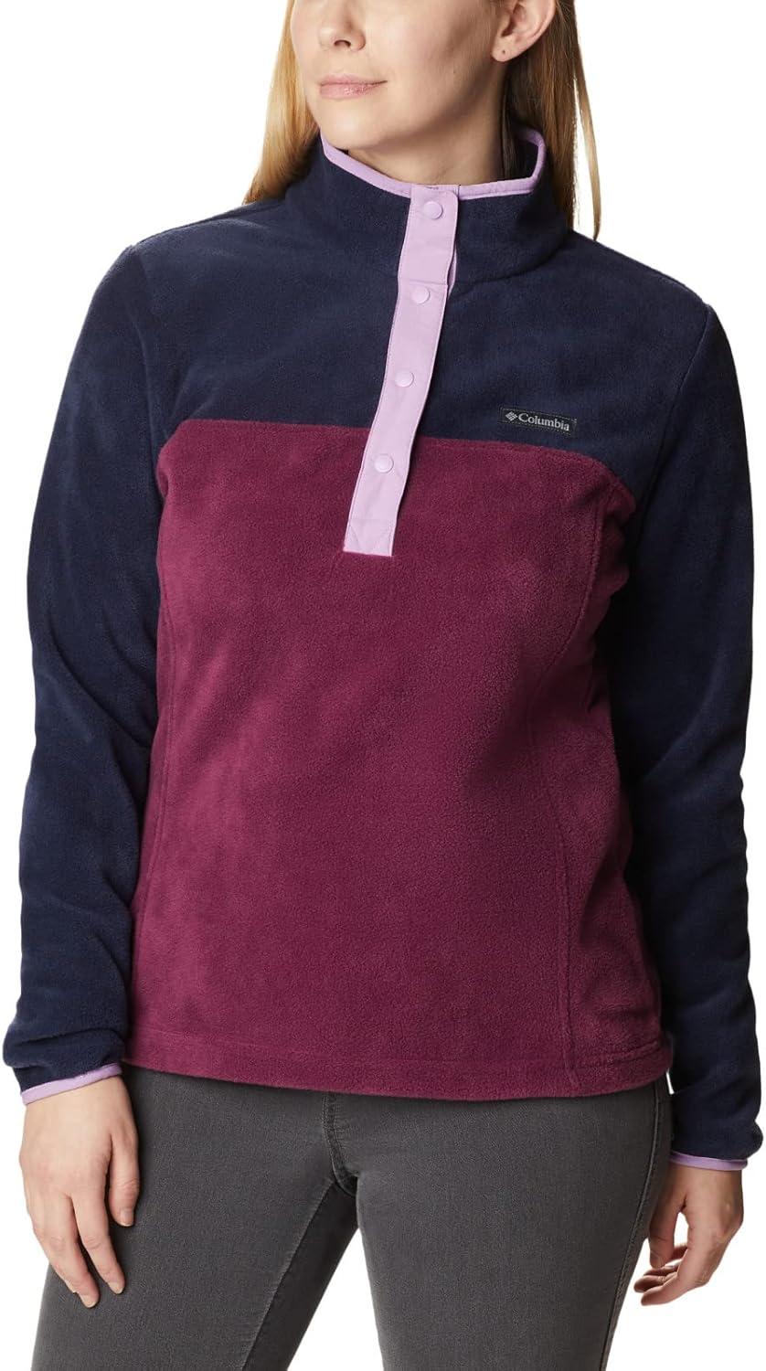 imageColumbia womens Benton Springs 12 Snap PulloverMarionberryDark NocturnalGumdrop