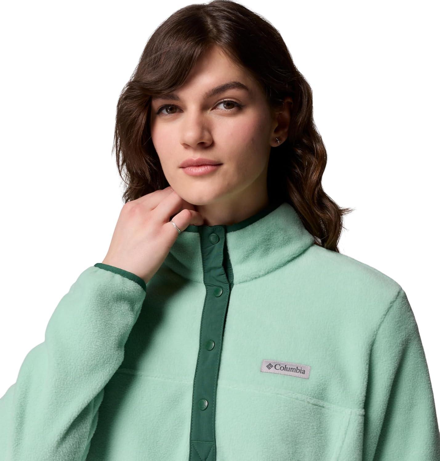 imageColumbia womens Benton Springs 12 Snap PulloverNew MintRain Forest