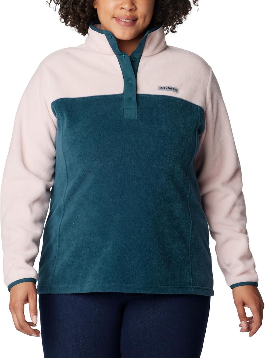 imageColumbia womens Benton Springs 12 Snap PulloverNight WaveDusty PinkNight Wave