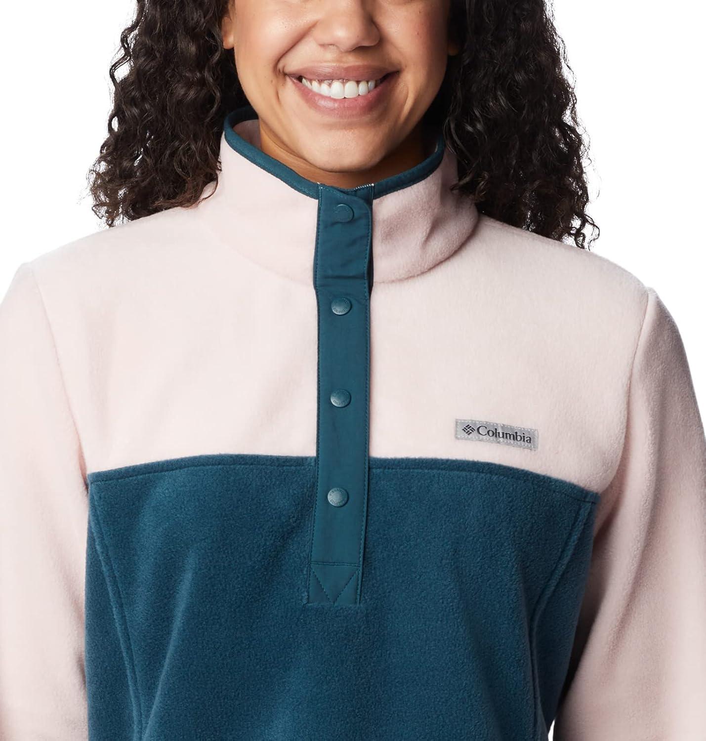 imageColumbia womens Benton Springs 12 Snap PulloverNight WaveDusty PinkNight Wave